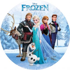 Afbeelding Frozen Eetbare Print