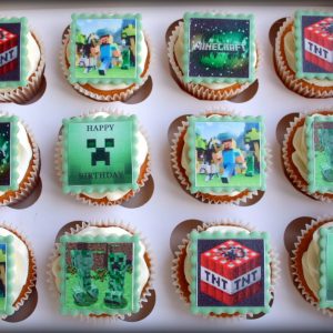 Afbeelding Vierkante Cupcake of Taart Creaties