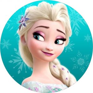 Frozen eetbare prints