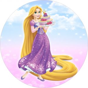 Afbeelding Rapunzel Eetbare Print
