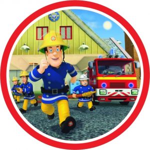 Brandweerman Sam Cupcake topper