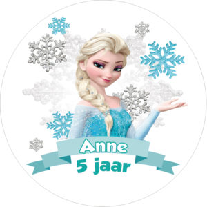 Afbeelding Frozen Elsa Eetbare Print