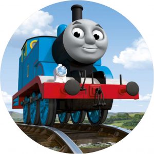 Afbeelding Thomas de Stoomlocomotief Eetbare Print