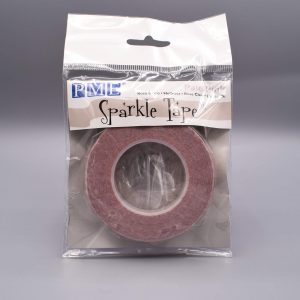 Afbeelding Roze met Goud Glitter Floral Tape