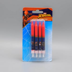 Afbeelding Spiderman Taart Kaarsjes
