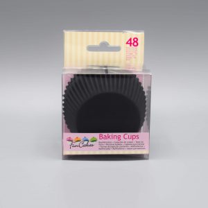 Afbeelding Zwarte Baking Cups