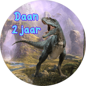 Afbeelding Gepersonaliseerde Dino Print
