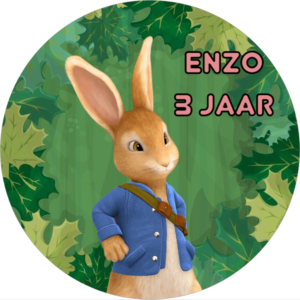 Afbeelding Gepersonaliseerde Pieter Konijn Print