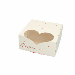 Afbeelding Love Taartdoos met Venster