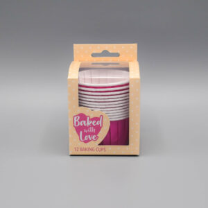 Afbeelding Donker Roze Cupcake Cups
