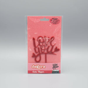 Afbeelding Love You Cake Topper
