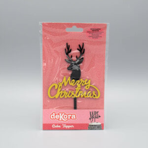 Afbeelding Merry Christmas Cake Topper