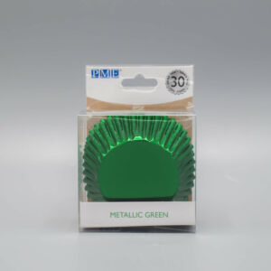 Afbeelding Groene Metallic Baking Cups