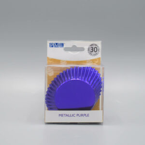 Afbeelding Paarse Metallic Baking Cups