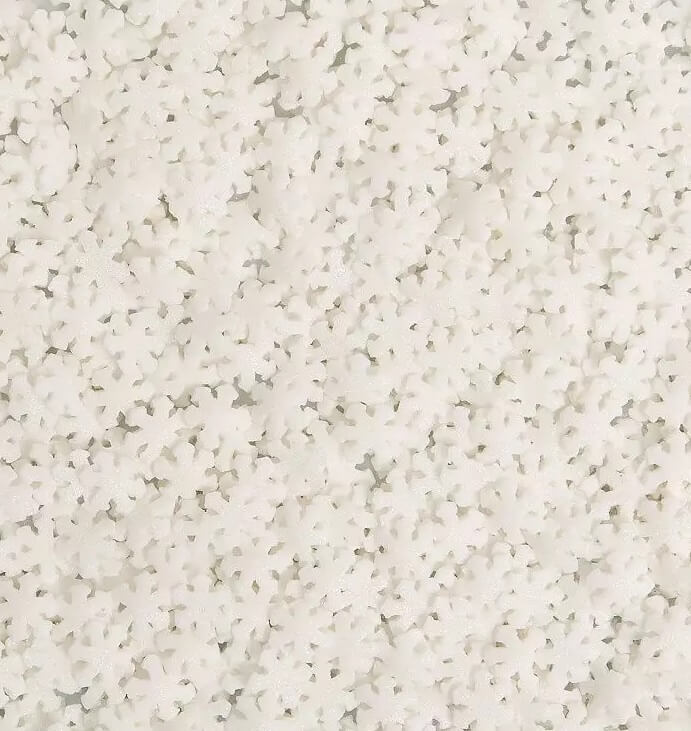Witte Sneeuwvlokken Sprinkles (60g) (SprinkleJoy) (2)