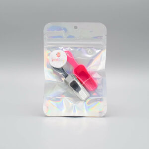 Afbeelding Zilver en Roze Sprinkle Schepjes Set
