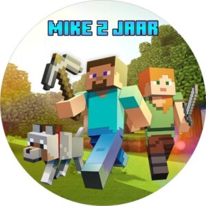 Afbeelding Minecraft Eetbare Print