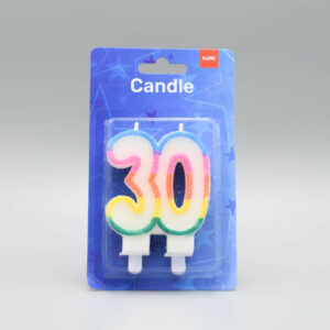 Afbeelding 30 jaar Glitter Cijferkaars