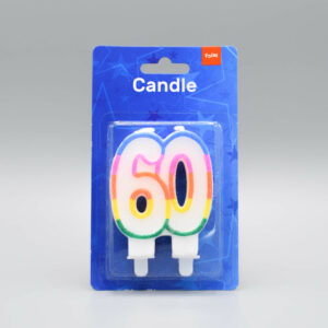 Afbeelding 60 jaar Glitter Cijferkaars