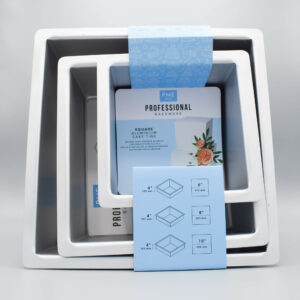 Afbeelding Vierkante Taartpannen Set