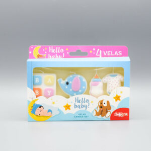 Afbeelding Baby Kaarsjes Set
