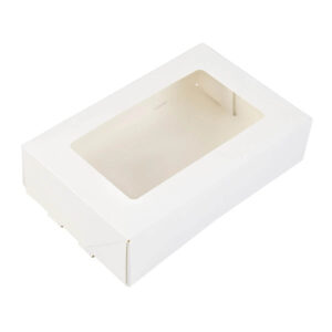 Afbeelding Witte Taartdozen met Venster