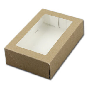 Afbeelding Kraft Taartdozen met Venster