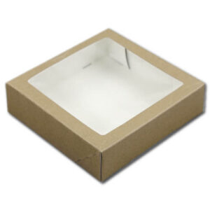 Afbeelding Kraft Taartdozen met Venster