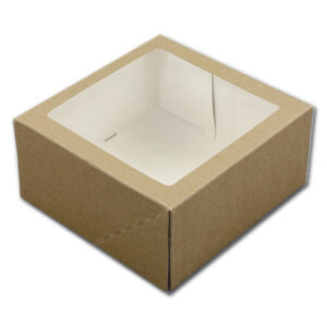 Afbeelding Kraft Taartdozen met Venster