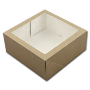 Afbeelding Kraft Taartdozen met Venster
