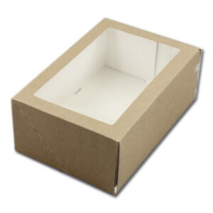 Afbeelding Kraft Taartdozen met Venster