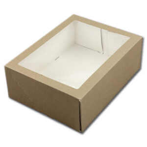 Afbeelding Kraft Taartdozen met Venster