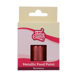 Afbeelding Bordeaux Metallic Food Paint