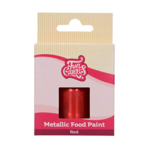 Afbeelding Red Metallic Food Paint