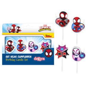 Afbeelding Spiderman Kaarsjes Set