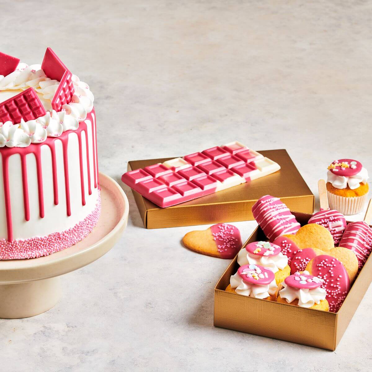 Roze Deco Melts (1kg) (FunCakes) (3)