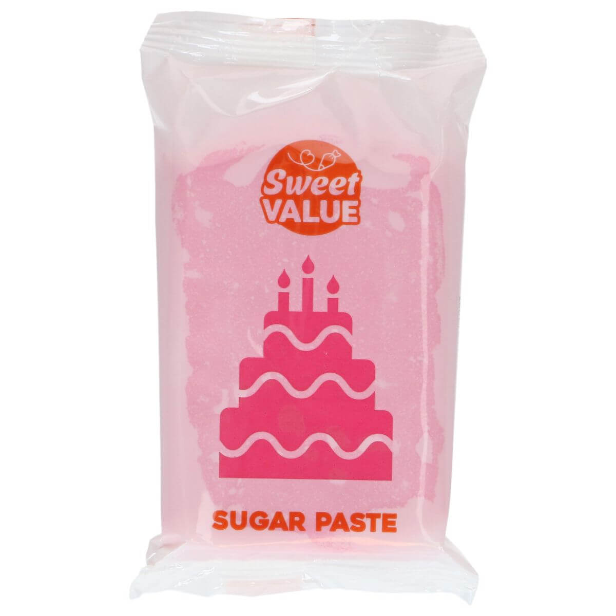Knal Roze Fondant (200g) (Sweet Value) Afbeelding Knal Roze Fondant