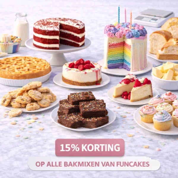 Bakmixen van FunCakes aanbieding Bakmixen van FunCakes aanbieding