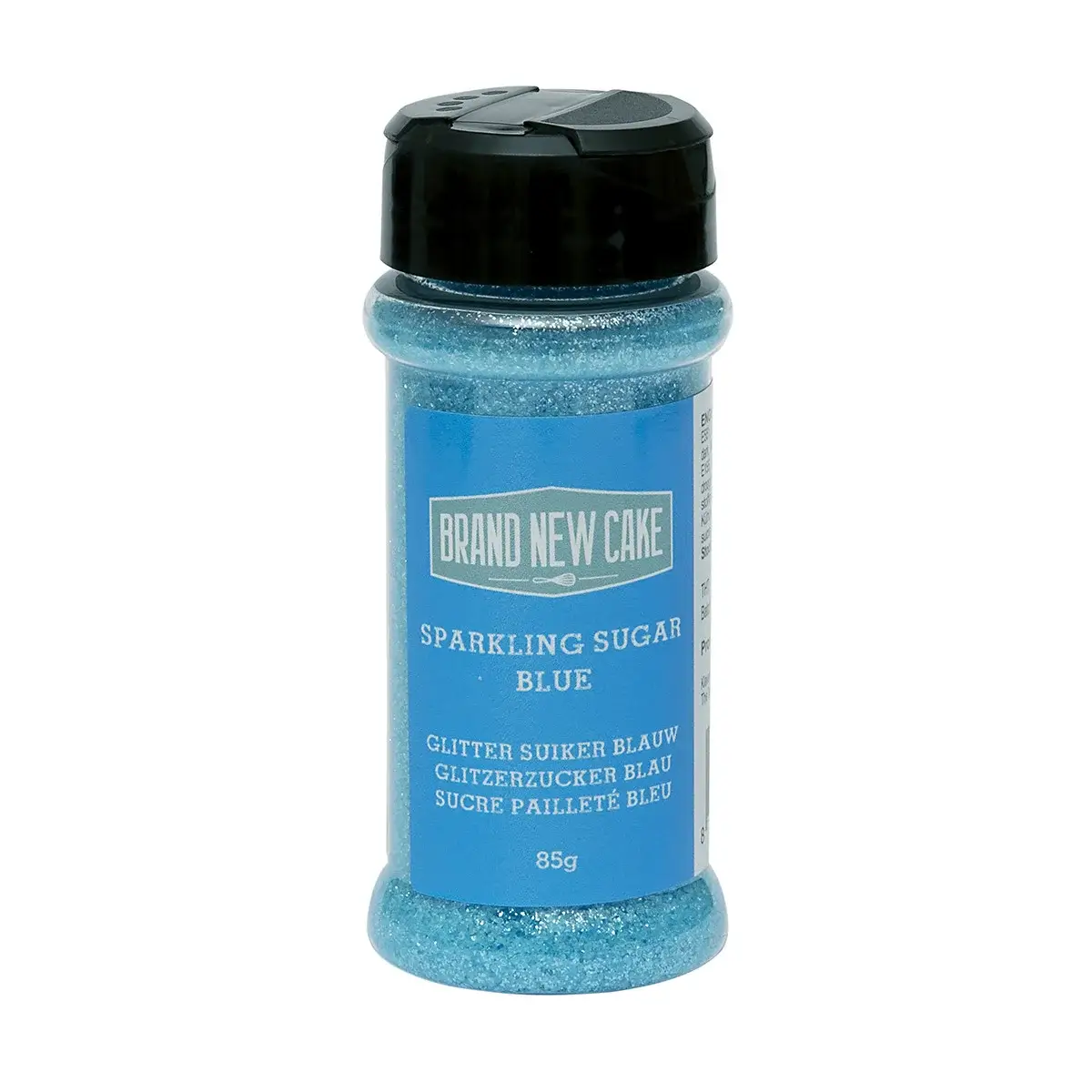 Blauwe Glitter Suiker (85g) (BrandNewCake) (1) (1) Afbeelding Blauwe Glitter Suiker