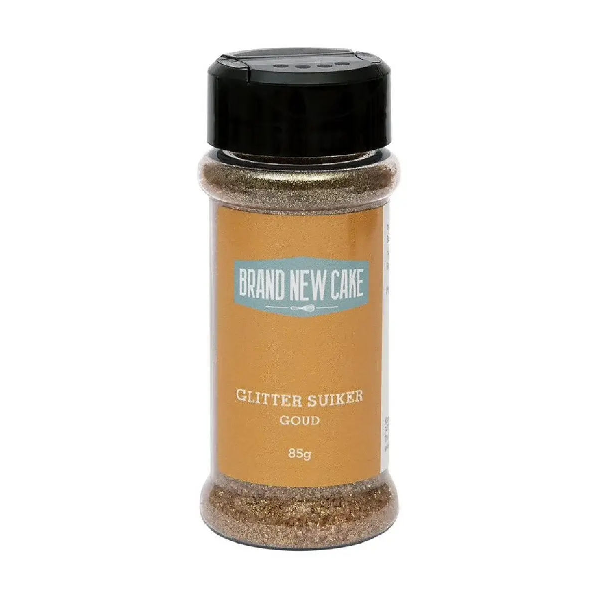 Goud Glitter Suiker (85g) (BrandNewCake) (1) (1) Afbeelding Goud Glitter Suiker
