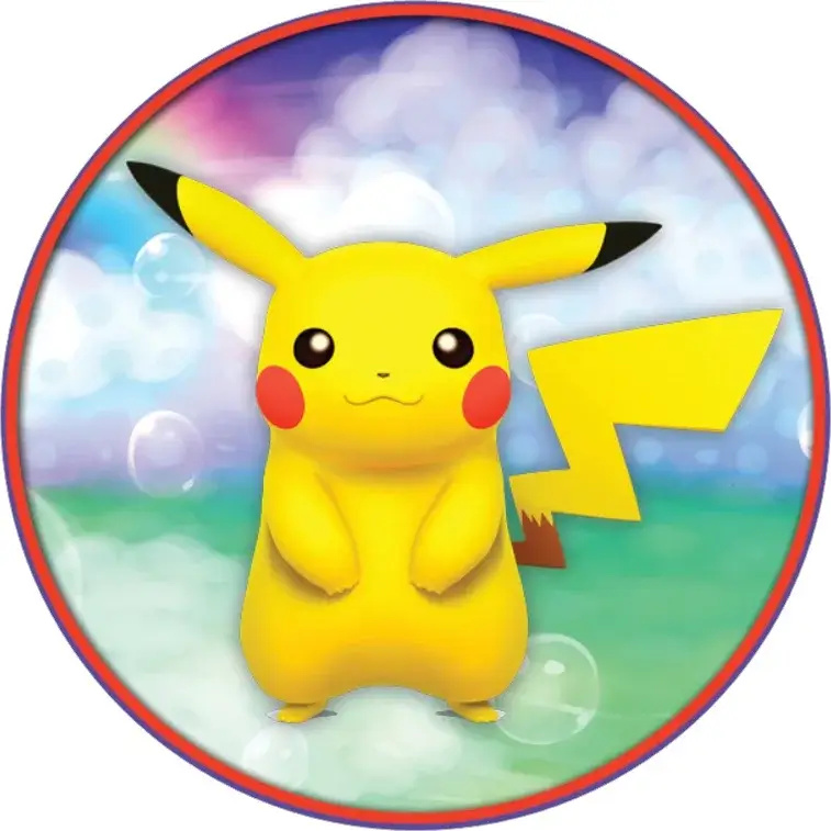 Pikachu 1 Afbeelding Pikachu Eetbare Prints Pakket