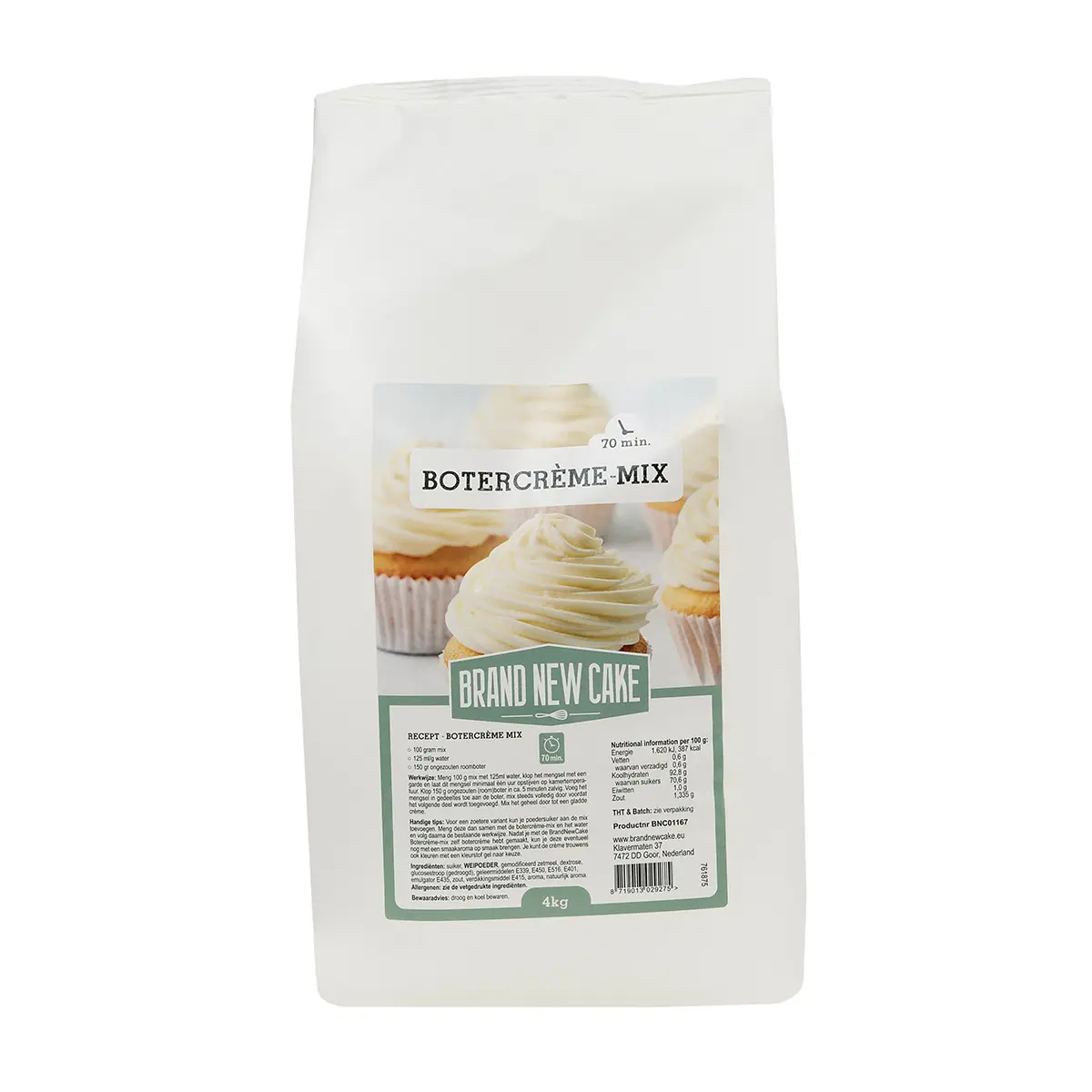 Botercreme Mix (4kg) 1 Afbeelding Botercrème Mix
