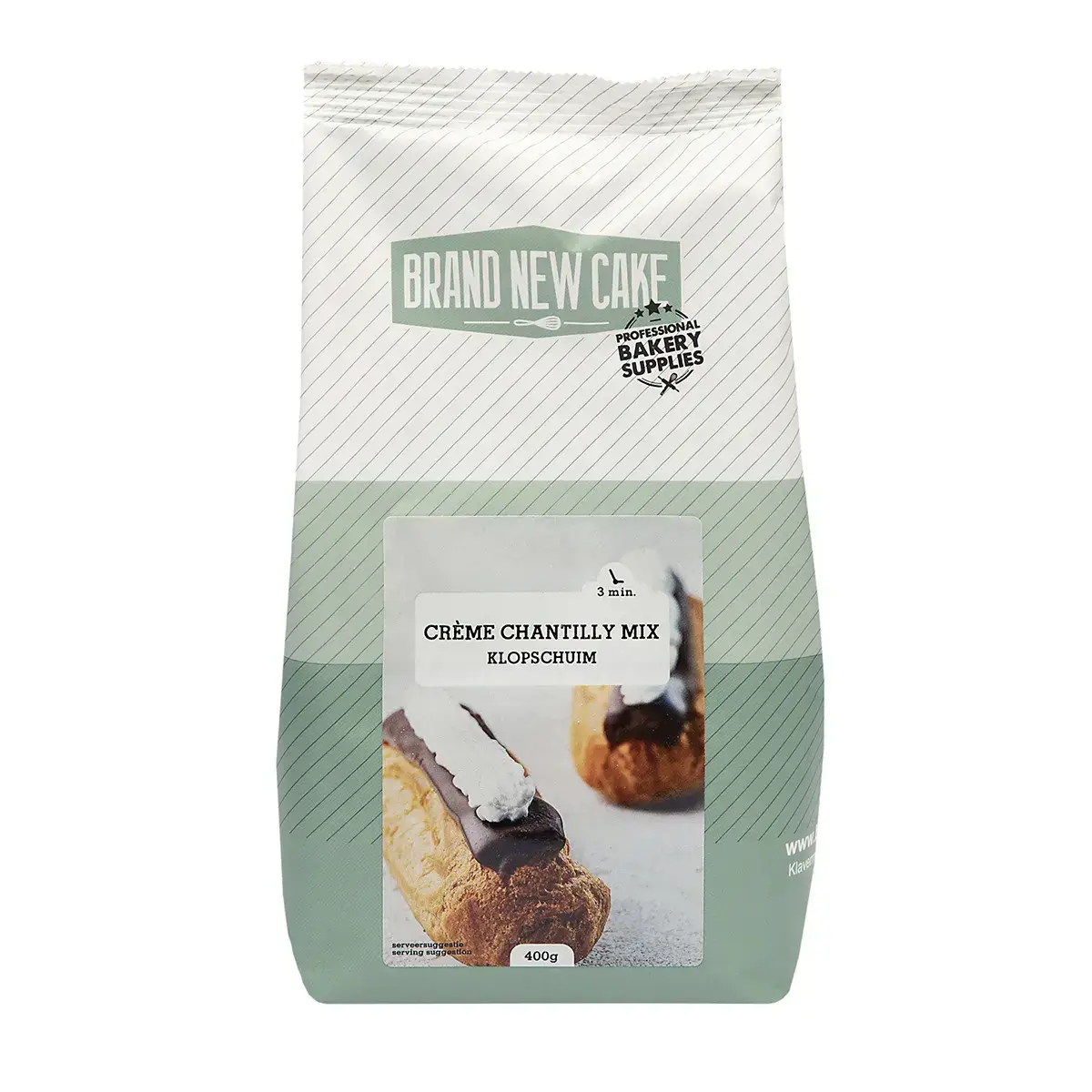 Creme Chantilly (klopschuim) (400g) (BrandNewCakes) 1 Afbeelding Crème Chantilly Mix