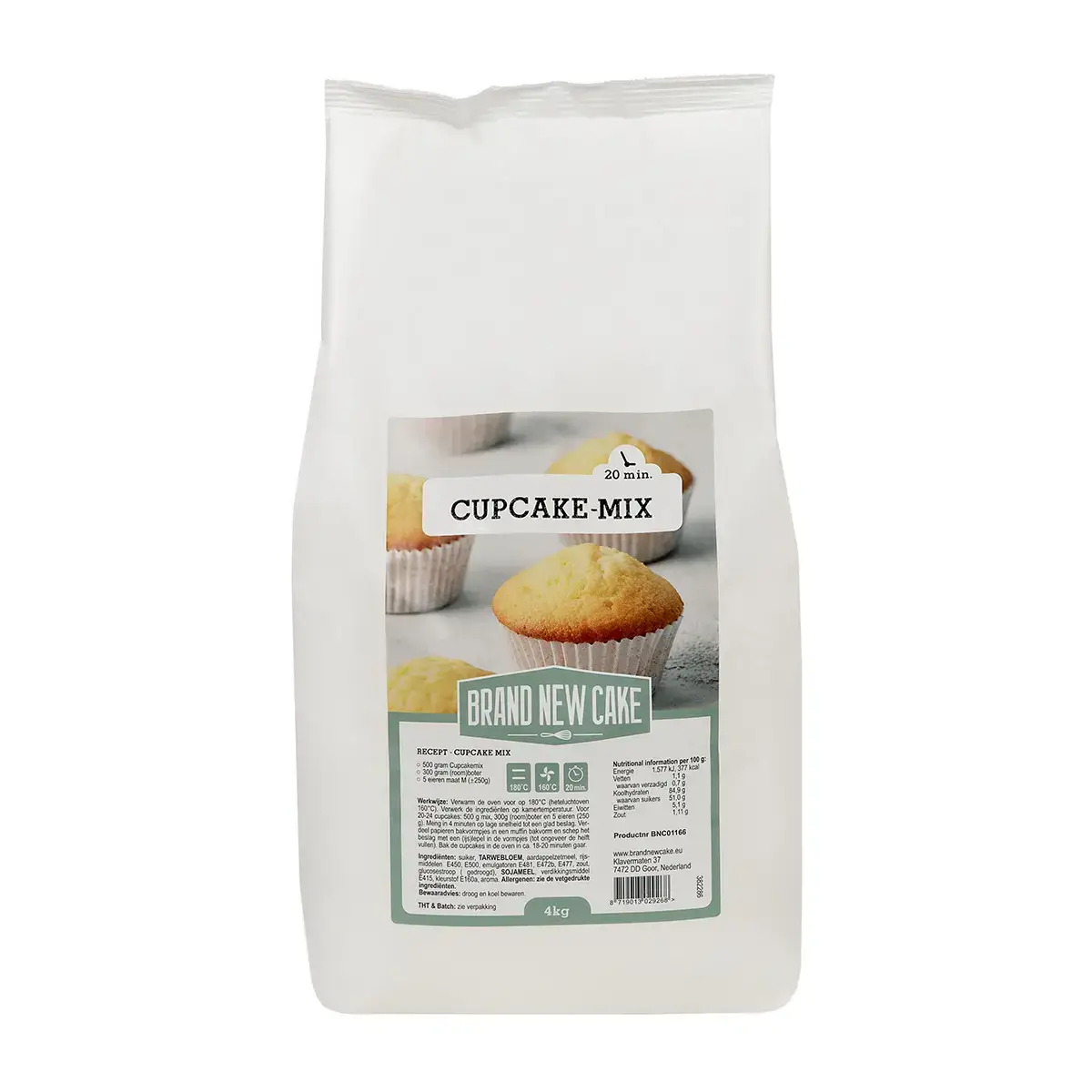 Cupcake Mix (4kg) (BrandNewCake) 1 Afbeelding Afbeelding Cupcake Mix